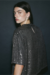sequinshortsleevetop